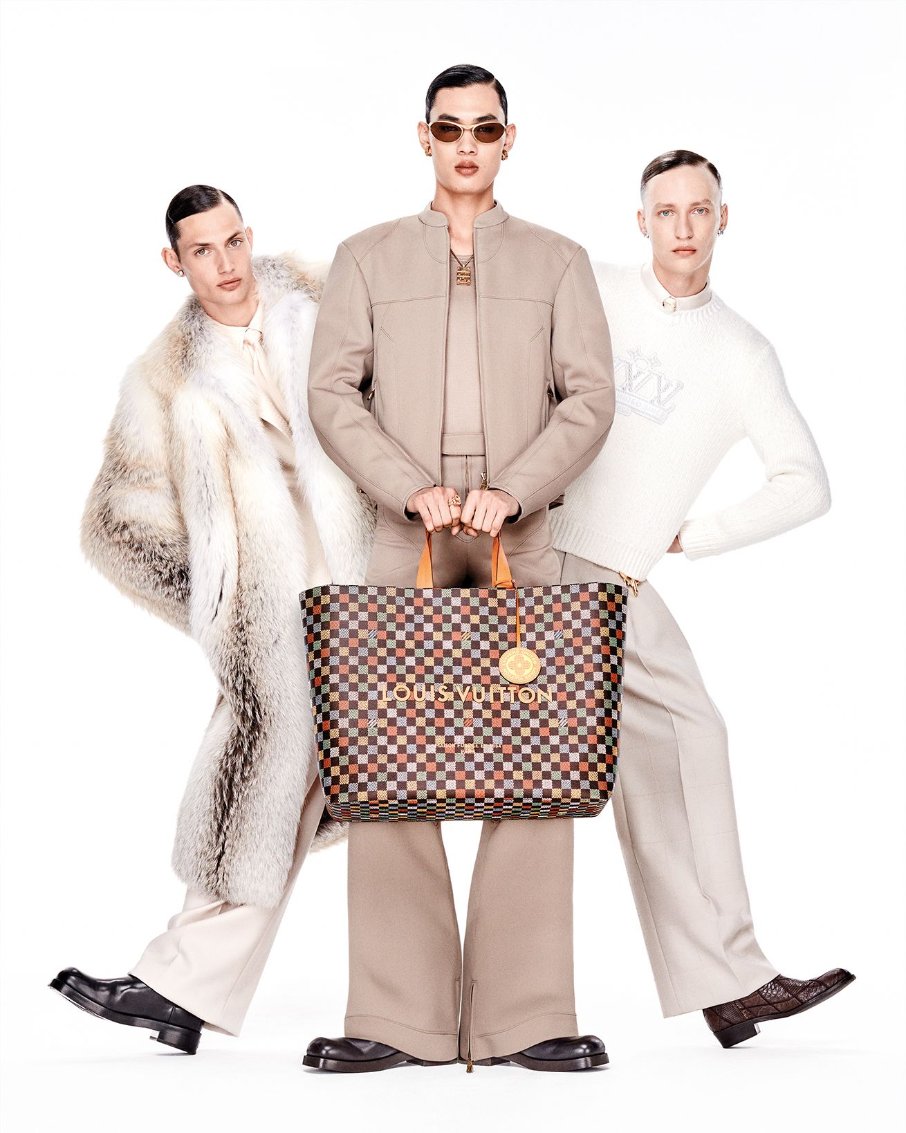 A showcase of Louis Vuitton's Spring/Summer 2025 collection by