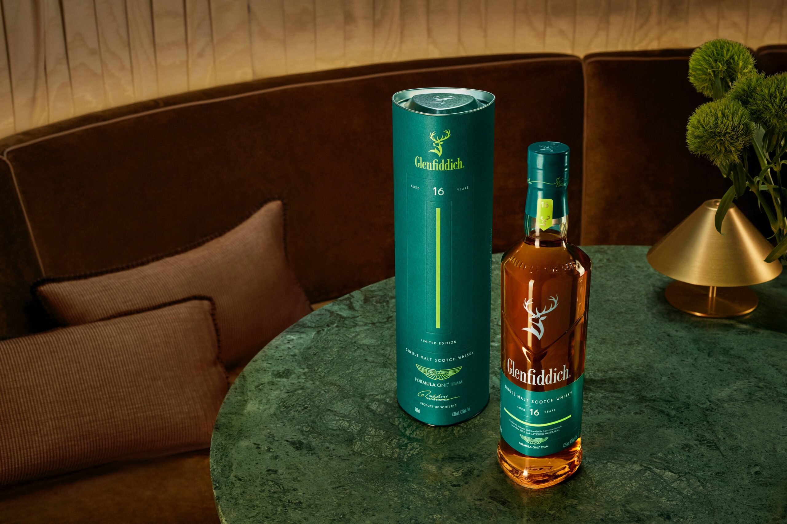 New Glenfiddich 16-Year-Old celebrates Aston Martin F1 Team